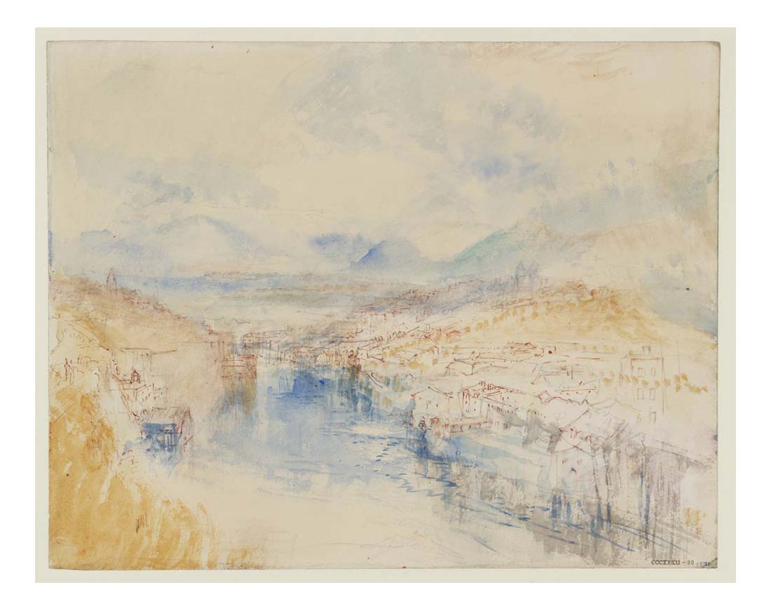 Geneva, 1841_1 by John Mallord William Turner RA, 12x8"(A4) Poster