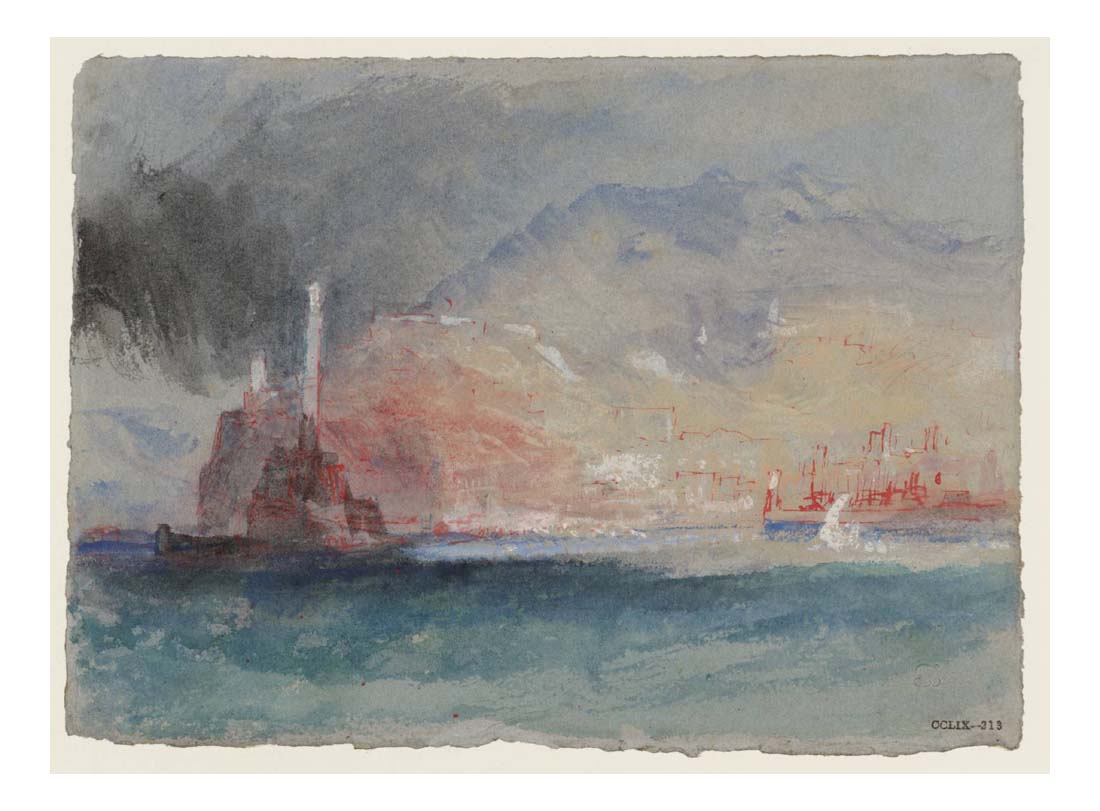 Genoa from the Sea, 1828 by John Mallord William Turner RA
