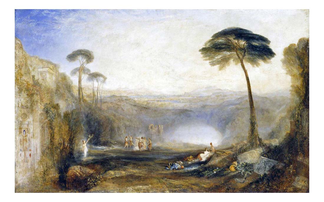 Golden Bough, 1834h by John Mallord William Turner RA, 12x8"(A4) Poster