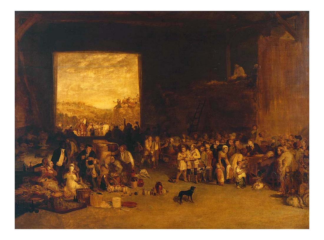 Harvest Home, 1809 by John Mallord William Turner RA, 12x8"(A4) Poster