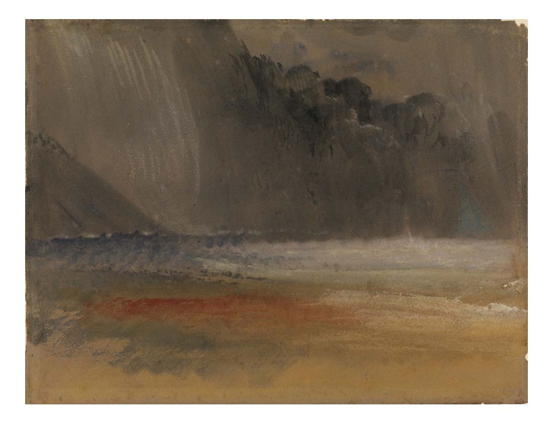 Heaped Thundercloud over Sea and Land, 1835-40 by John Mallord William Turner RA, 12x8"(A4) Poster