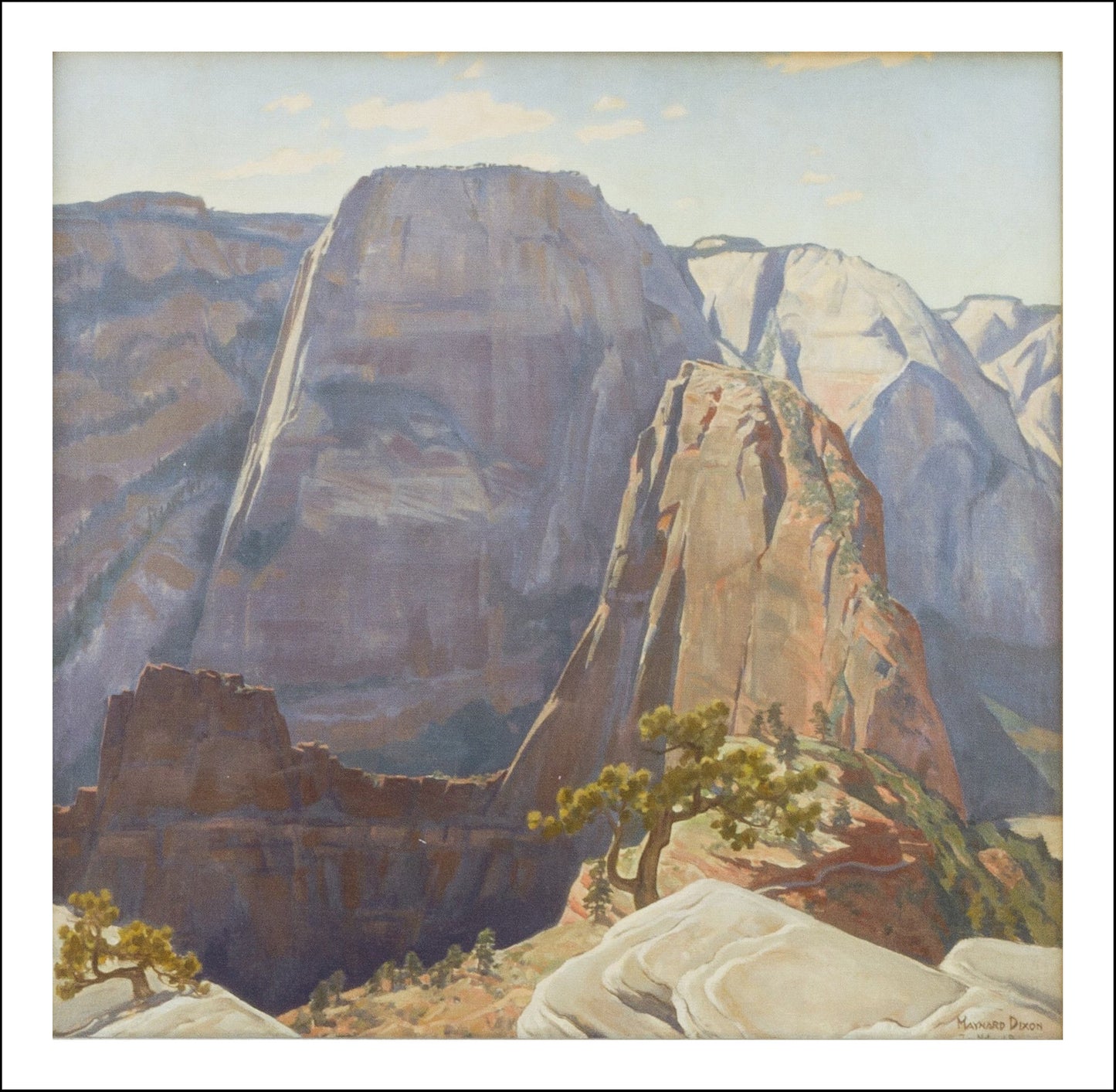 High in the Morning by , 1933 by Maynard Dixon, Classic American Western Art, 16x12" (A3) Poster Print