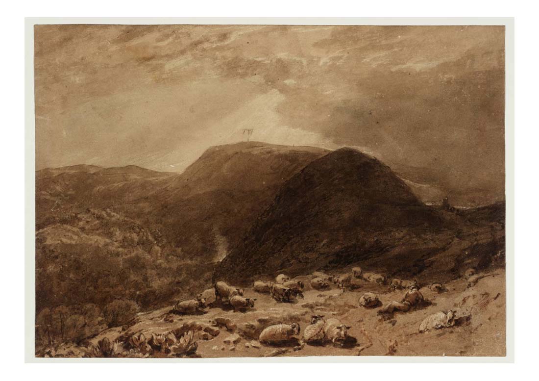 Hind Head Hill, 1808 by John Mallord William Turner RA, 12x8"(A4) Poster