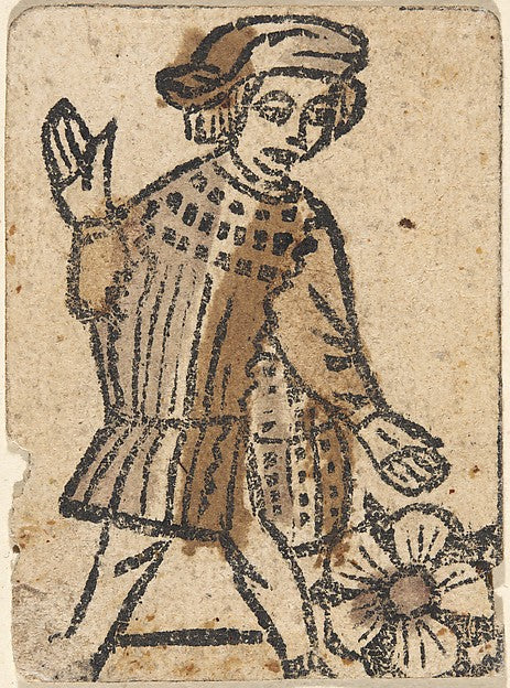:Under Knave of Flowers c1480–1520-16x12"(A3) Poster