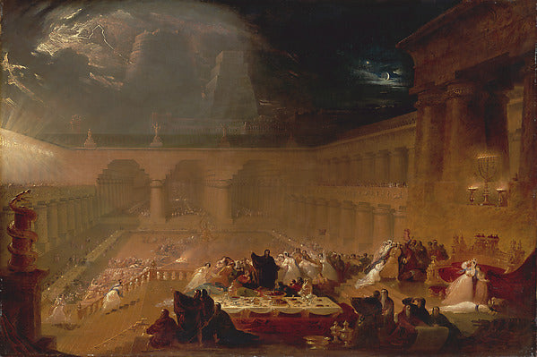 John Martin:Belshazzar's Feast 1820-16x12"(A3) Poster
