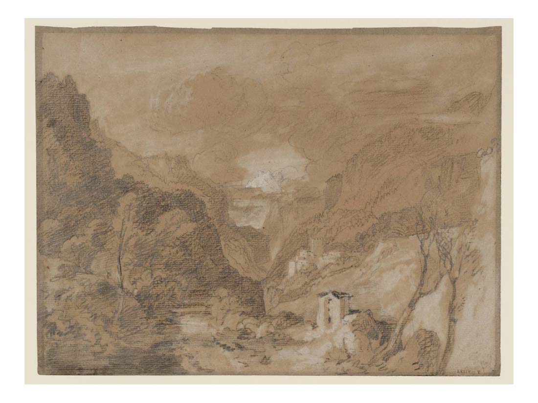 In the Grande Chartreuse or the Val d'Aosta, 1802 by John Mallord William Turner RA, 12x8"(A4) Poster
