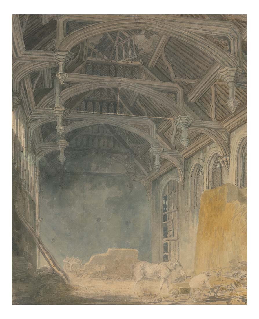 Interior of St. John's Palace, Eltham, 1793 by John Mallord William Turner RA