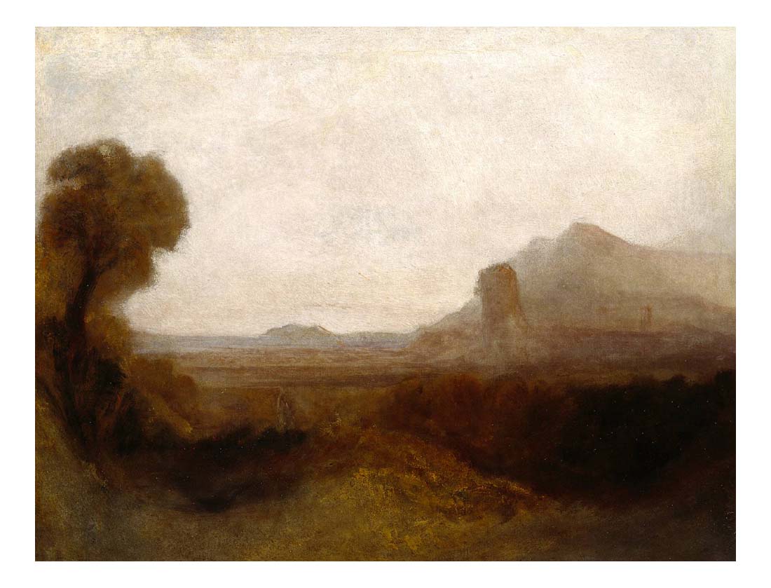 Italian Landscape with a Tower, 1825-30 by John Mallord William Turner RA