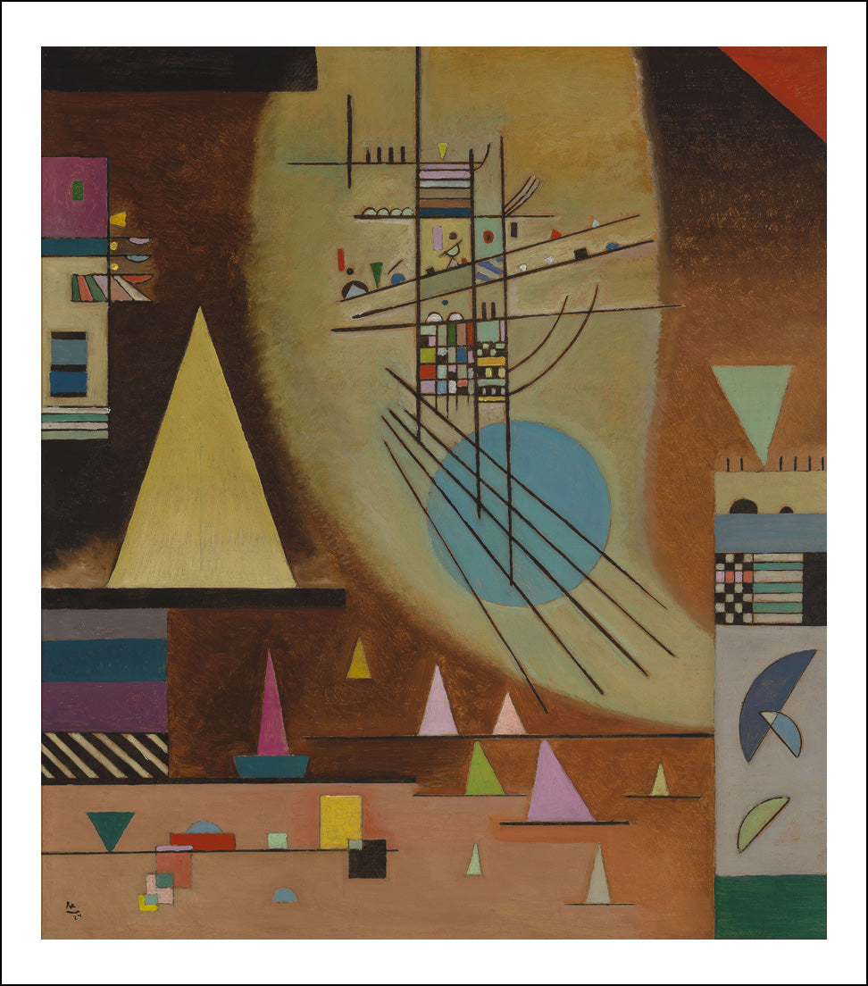 classic vintage art77 by Wassily Kandinsky, 12x8"(A4) Poster Print