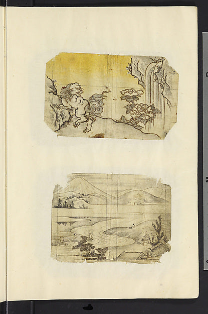 Album of Sketches for Lacquer Decoration 1840-Unidentified Art, Poster Print Wall Art