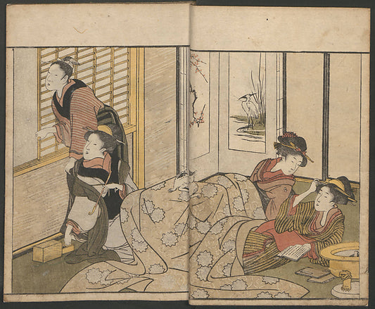 ,Picture Book of Flowers of the Four Seasons 1801,first,Classic Ming China Image,16x12"(A3) Poster