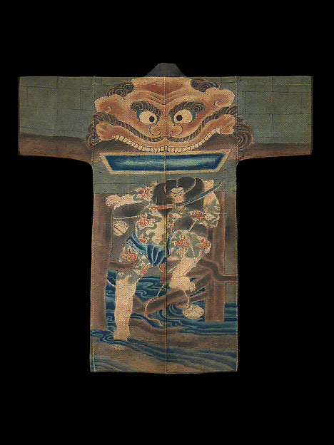 :????????????????,Fireman’s Jacket with Chinese Warrior mid--16x12"(A3) Poster