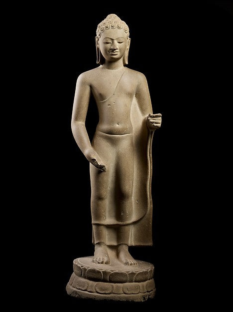 Buddha Granting Boons 7th cent,16x12"(A3)Poster