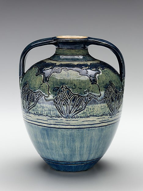 Vase 1906 Decorated by Mary Frances Baker, Poster Print