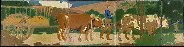 Five-tile frieze c1906, Poster Print