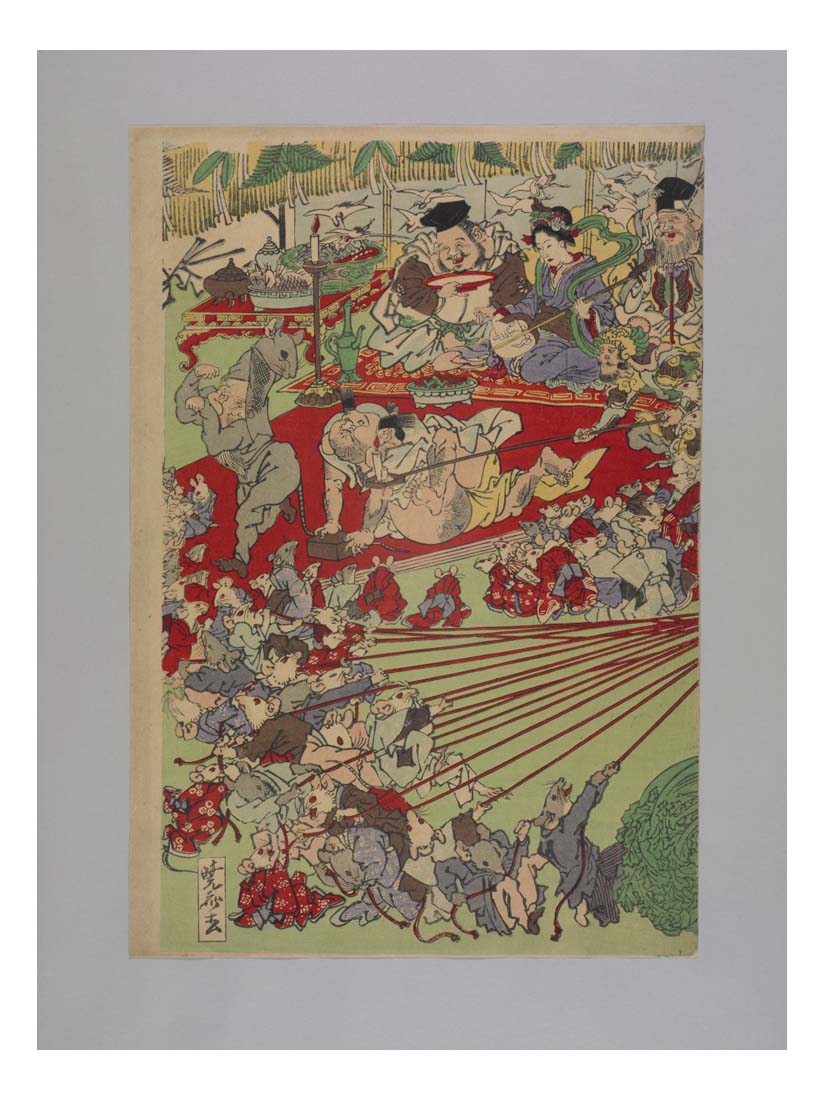 L141 003, historic, vintage ukiyo-e Japan artwork,12x8"(A4) Poster Print