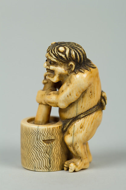 Netsuke of a Demon 18th cent,16x12"(A3) Poster