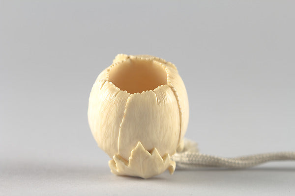 Netsuke of Blossom 19th cent, Poster Print