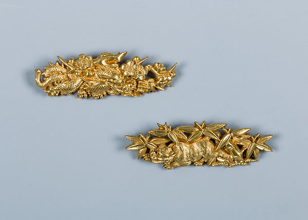Sword-Grip Ornaments 17th cent, Poster Print Wall Art