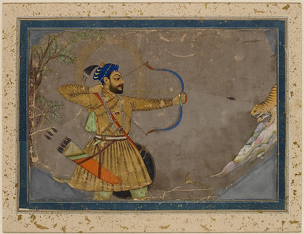 Attributed to the Bombay Painter:Sultan ‘Ali ‘Adil Shah II S-16x12"(A3) Poster