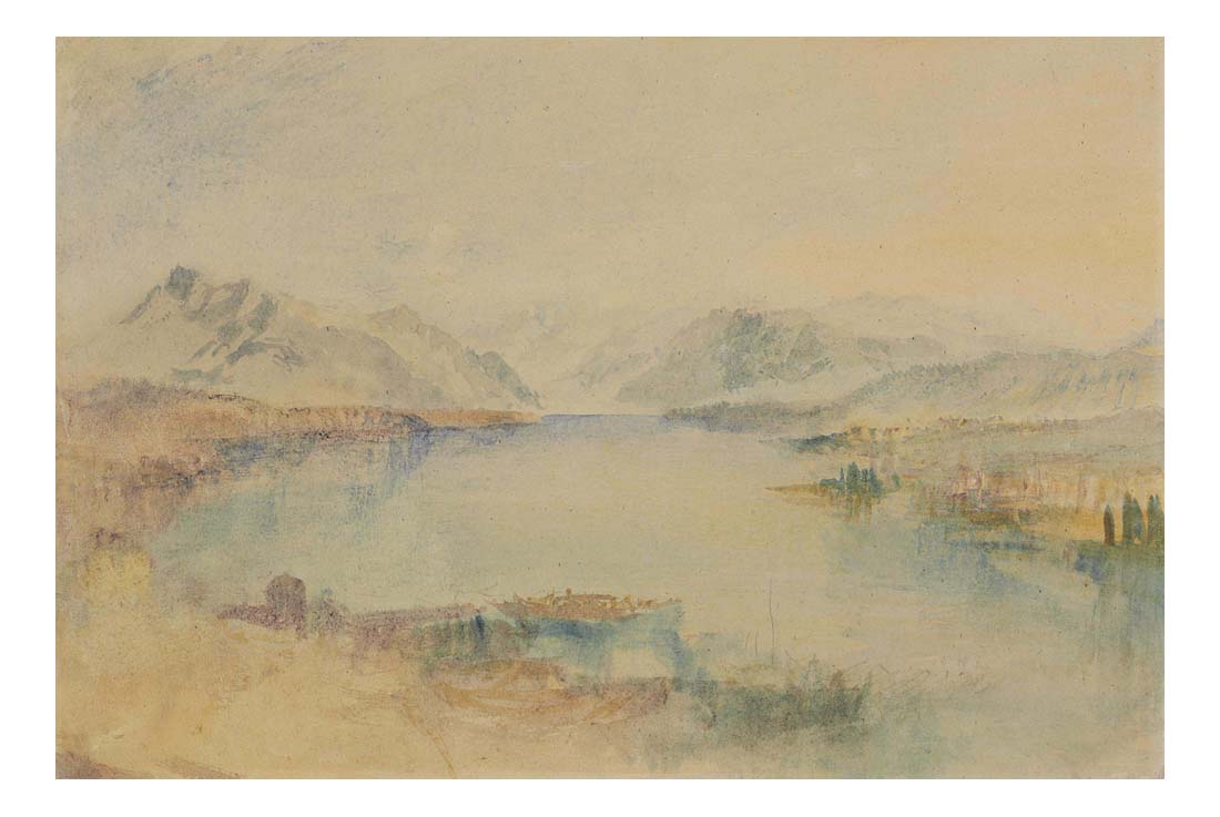 Lake Lucerne, with the Rigi by John Mallord William Turner RA, 12x8"(A4) Poster