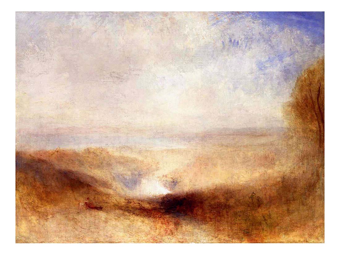 Landscape with a River and a Bay in the Background, 1835-40 by John Mallord William Turner RA
