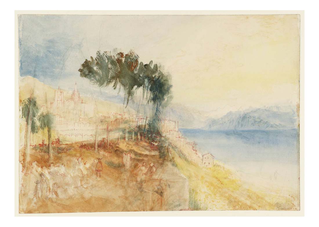 Lausanne and Lake Geneva, from the West, 1841 by John Mallord William Turner RA