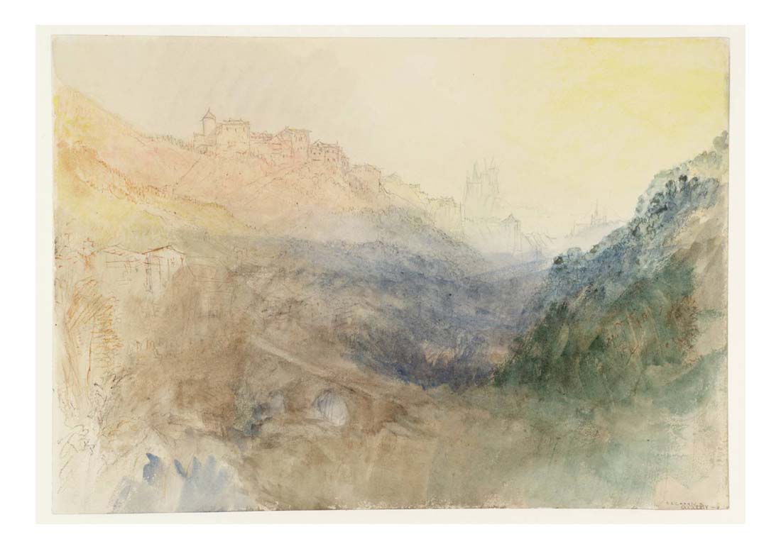 Lausanne, from the West, 1841 02 by John Mallord William Turner RA