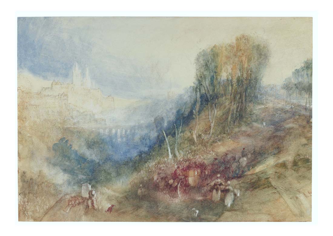 Lausanne from the West by John Mallord William Turner RA, 12x8"(A4) Poster