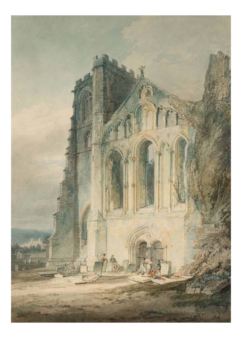 Llandaff, The West Front of the Cathedral, 1795-96 by John Mallord William Turner RA