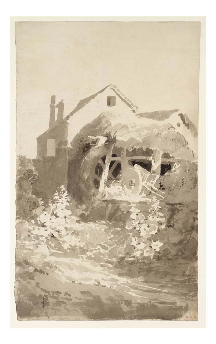 Llandowror Mill, 1795 by John Mallord William Turner RA