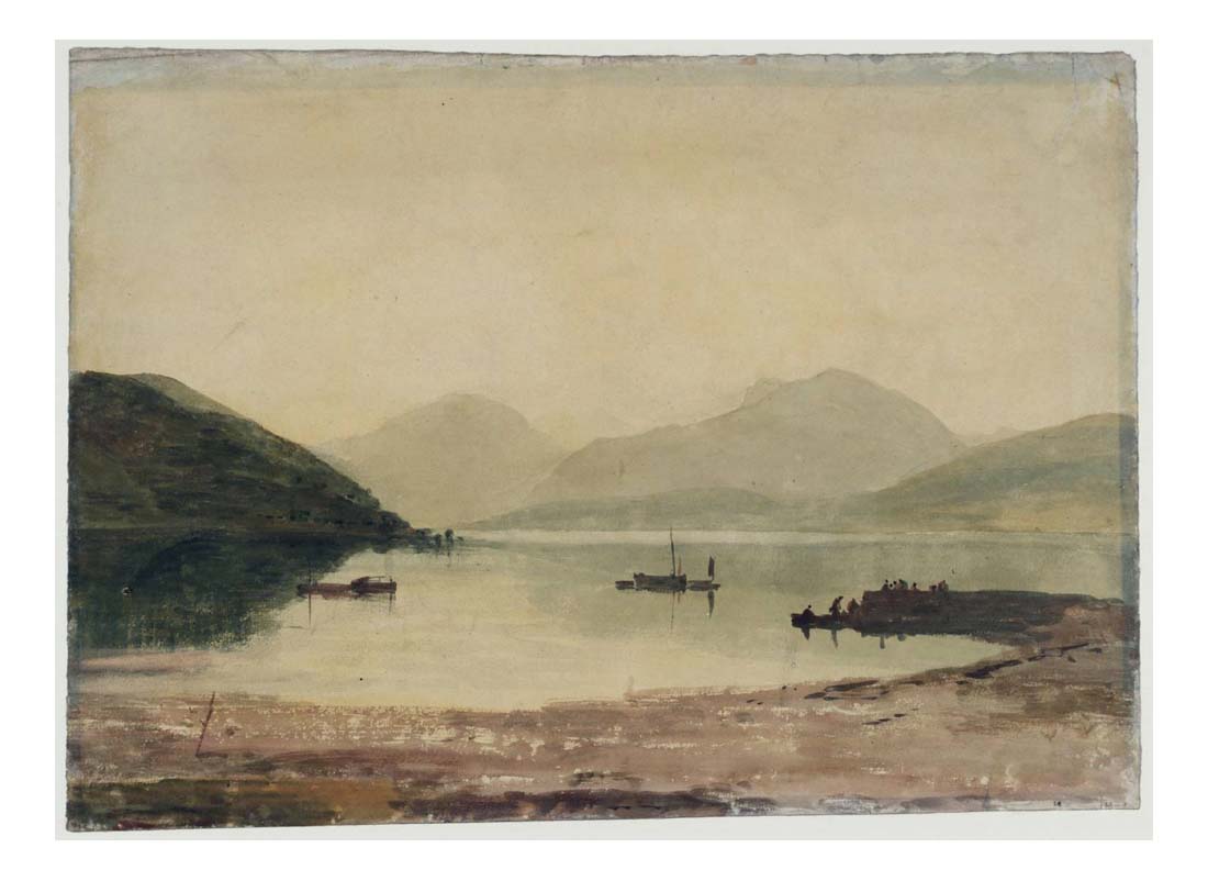 Loch Long, Morning, 1801-10 by John Mallord William Turner RA, 12x8"(A4) Poster