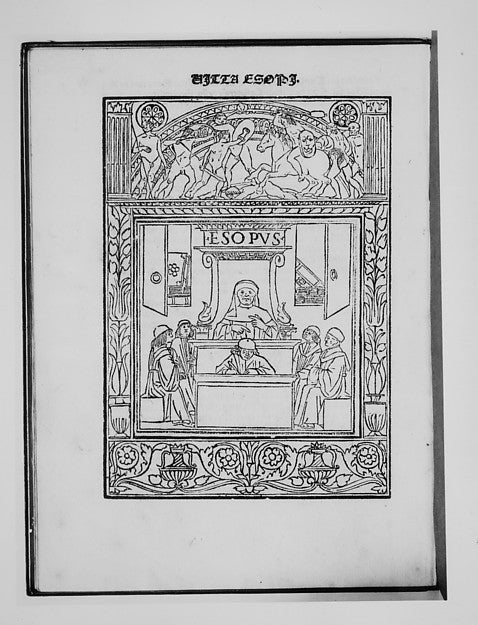 Vita Aesopi March 27,1492-, Poster Print Wall Art