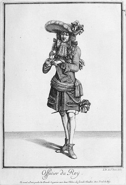 Collection of 146 plates of Costume 1683–95-Jean Berain,Jean,16x12"(A3)Poster