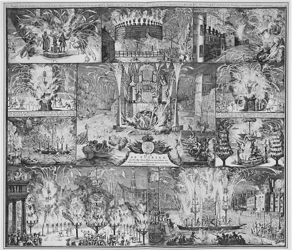 Accession of William and Mary to the Throne of England April, Poster Print Wall Art