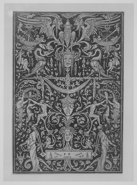 Ornament Print Panel early 16th cent-Peter Flötner,16x12"(A3) Poster
