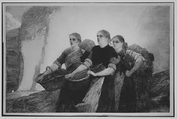 A Voice from the Cliffs 1888-Winslow Homer,16x12"(A3)Poster