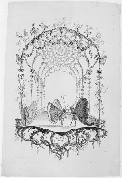 Italian Theatre from Essai de Papilloneries Humaines par Sai, Poster Print