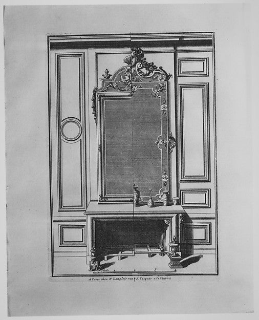 Cheminées a la Royalle... n.d.-Pierre Le Pautre,16x12"(A3)Poster