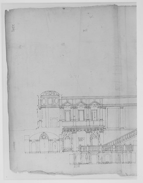 Villa Giulia section 16th–mid 16th cent-, Poster Print Wall Art