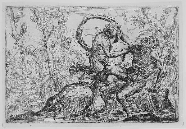 The Flaying of Marsyas mid-17th cent-Giovanni Pietro Possenti, Poster Print