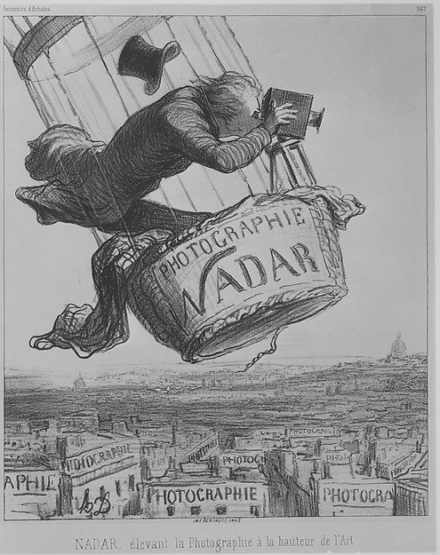 Nadar Élevant la Photographie à la Hauteur de l'Art May 25,18, Poster Print Wall Art