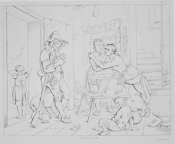 Washington Irving's Illustrations for the Legend of Rip van Wi, Poster Print Wall Art