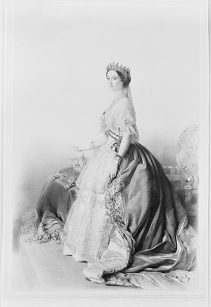 Eugénie Impératrice des Français 1854-Léon Alphonse Noël,Aft, Poster Print