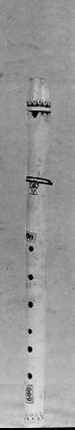 :Vertical Duct Flute in D 19th century-16x12"(A3) Poster