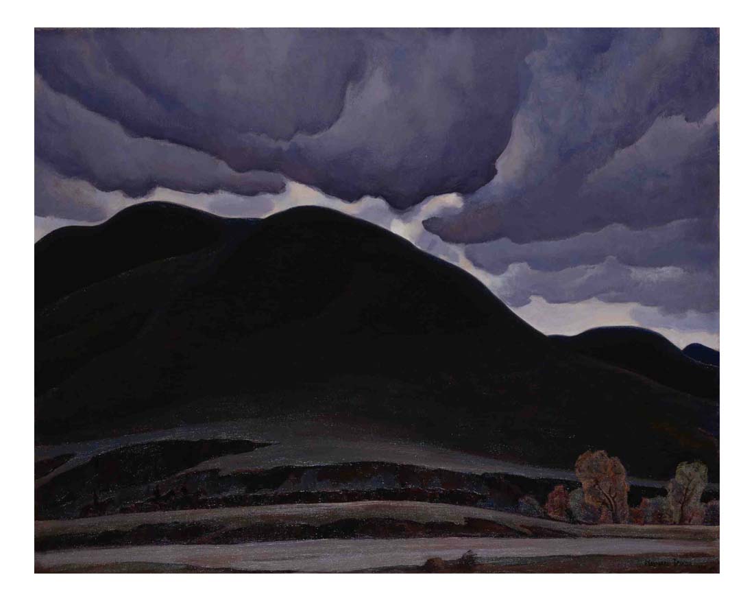 Merging of Spring and Winter by Maynard Dixon, Classic American Western Art, 16x12" (A3) Poster Print