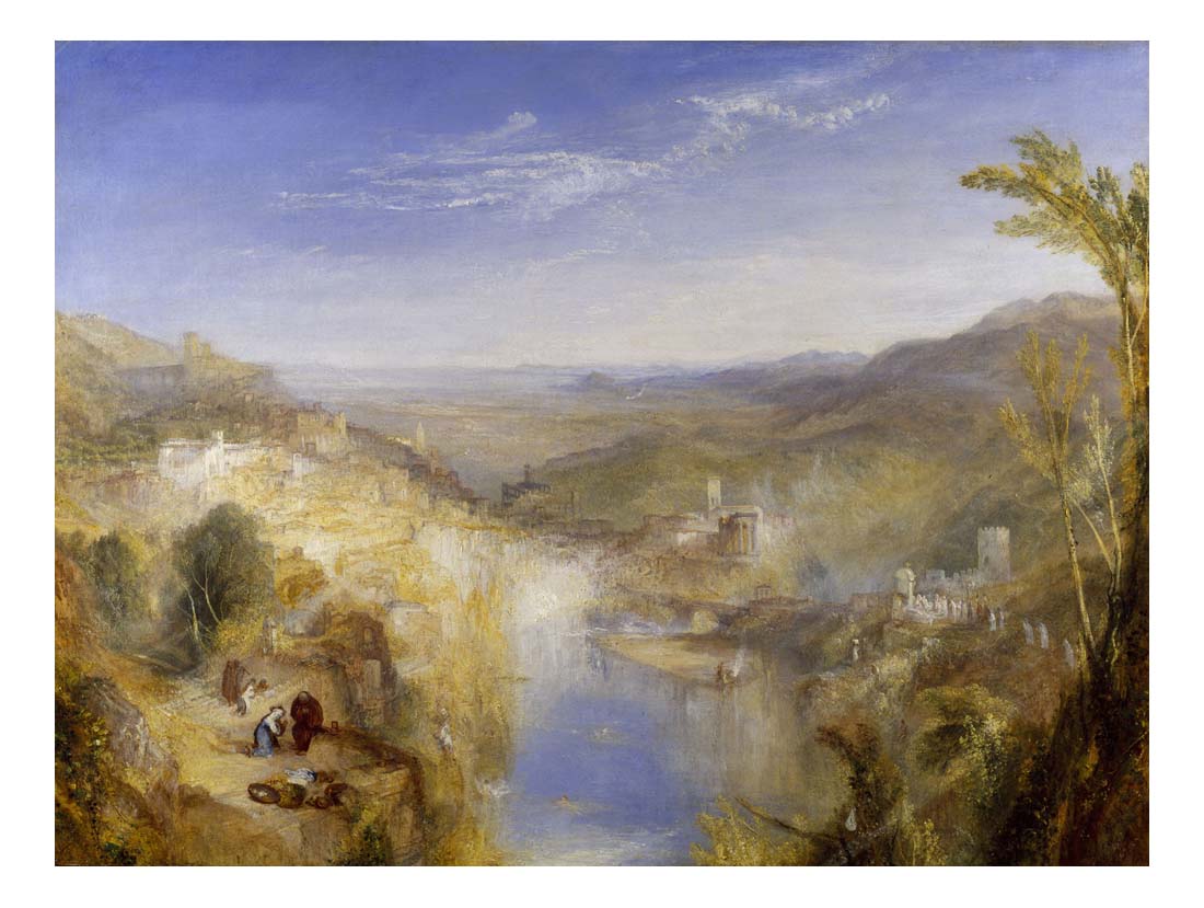 Modern Italy - The Pifferari, 1838 by John Mallord William Turner RA, 12x8"(A4) Poster