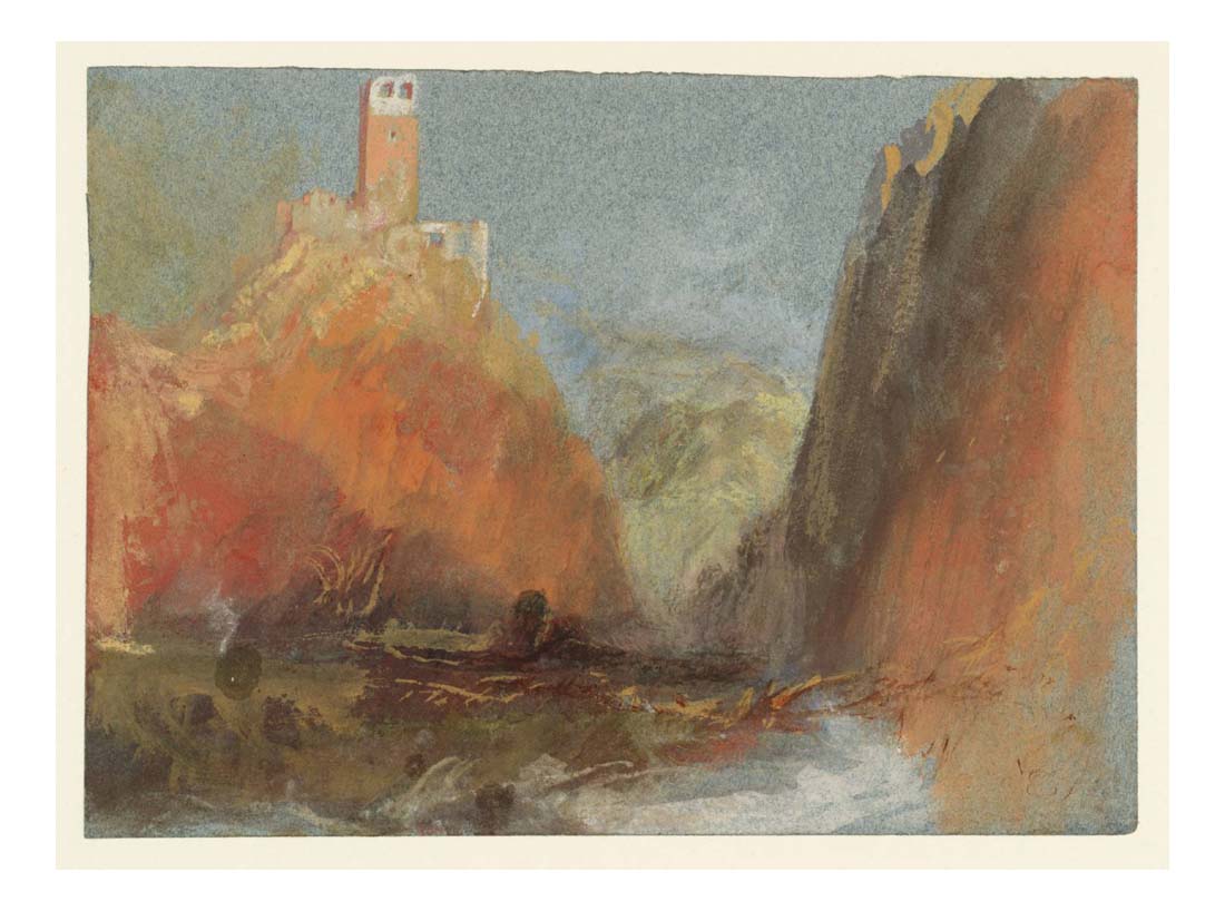 Moselle, 1830 by John Mallord William Turner RA, 12x8"(A4) Poster