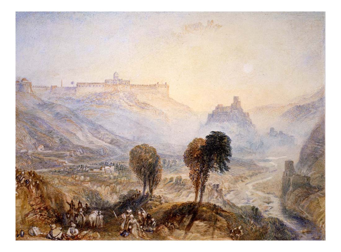 Mount Moriah, Jerusalem by John Mallord William Turner RA