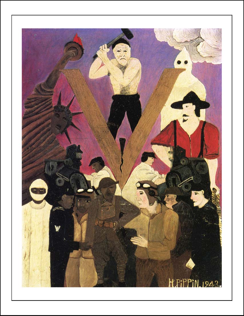 Mr. Prejudice (1943) by Horace Pippin, Classic African American artwork, 16x12" (A3) Poster Print